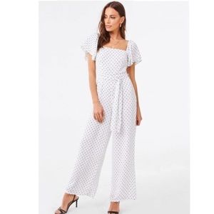 Forever21 Polka Dot Jumpsuit